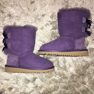 UGG toddler Bailey now boots in petunia purple